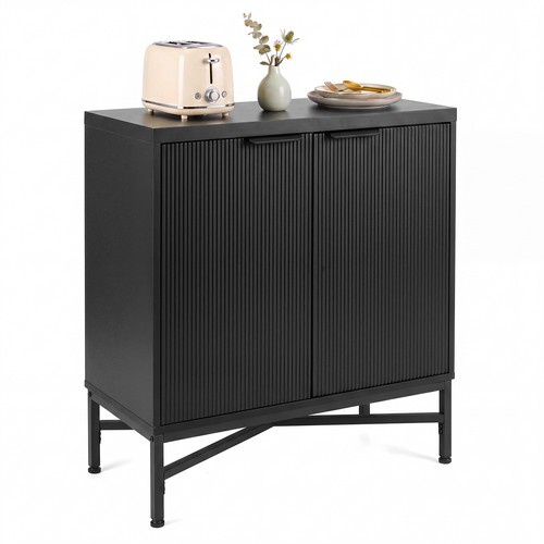 Fluted sideboard buffet - fluted,