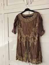 Kameez and Sharara Gold and