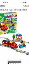 Lego Duplo Steam Train Set 10874 Complete Retired Battery Powered Push And Go