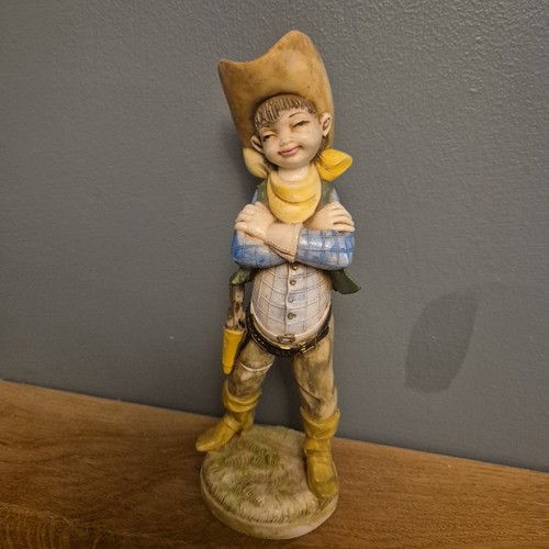 Vintage cowboy child - vintage, figurine