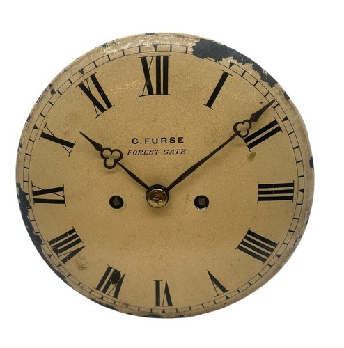Double fusee bracket clock