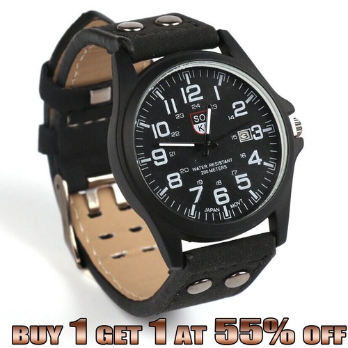 Mens military leather - military,