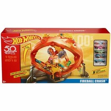 🚗 🚗 HOT WHEELS  FIREBALL CRASH PLAYSET (FTC95) 100% COMPLETE! 🚗 🚗