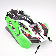 ARRMA Typhon 4X4 Mega Body Painted Decal Trimmed Green ARA402272