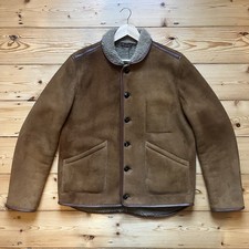 YMC Brainticket Leather Suede Jacket Sheepskin You Must Create Made In England