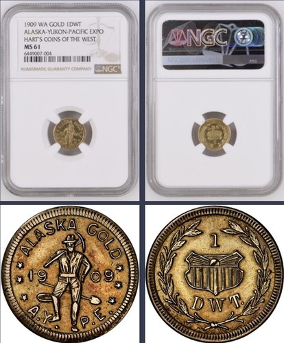 1909 alaska gold dwt hart - gold,