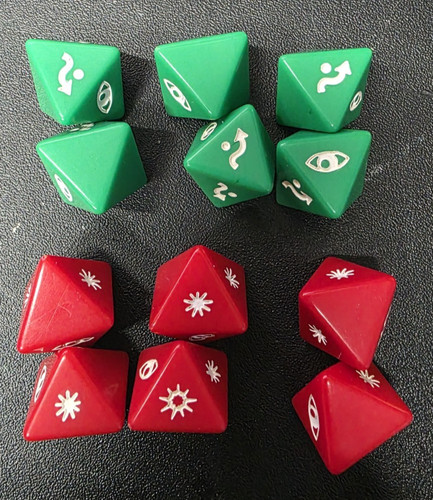 Dice set for wing - dice,