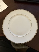 Haviland Versailles Limoges France White Platinum Salad Plate 7.5