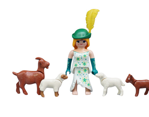 Playmobil figure woman green