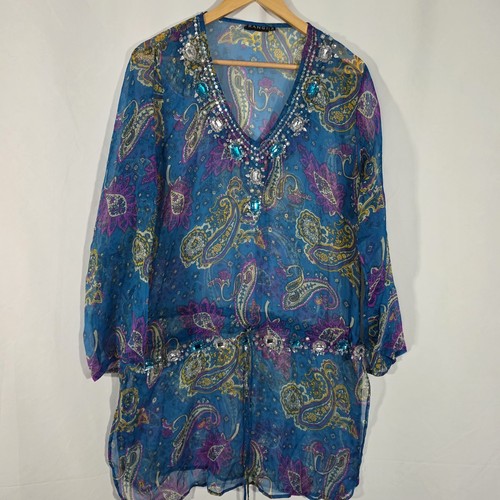 Frangi embellished paisley - embellished,