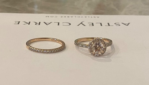 14ct rose gold astley clarke - rose,