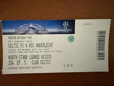Celtic v Anderlecht Champions