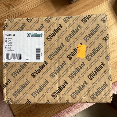 Vaillant 178983 water pump - 178983, for