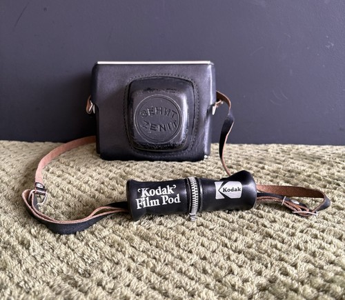 Vintage black leather - , zenit
