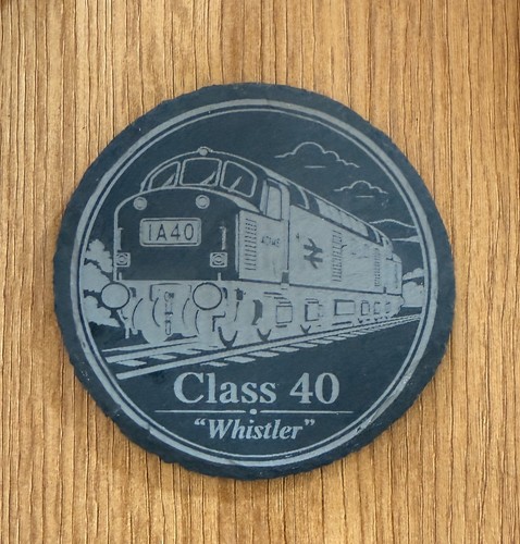 Crafted slate coaster - slate,