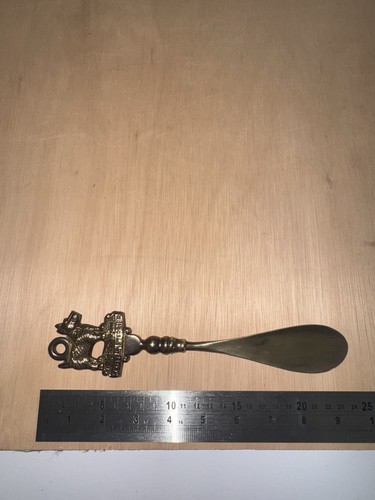Vintage brass shoe - vintage,