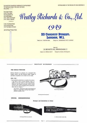 Westley richards 1949 - richards,