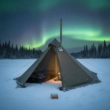 Hot Tent with Heater Port
