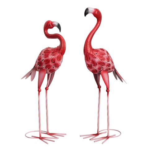 Set metal flamingo - 2,
