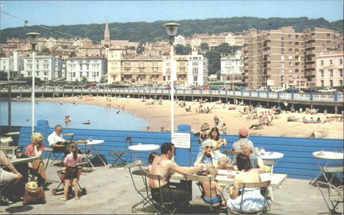 Vintage weston super mare - weston-super-mare, sea