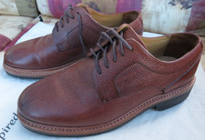 M&S Savile Row Men's Tan Derby all leather shoes - Goodyear Welted Soles UK 7