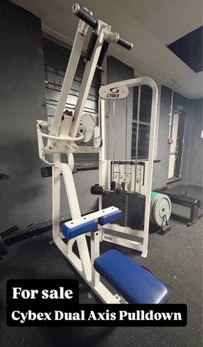 Cybex dual lat pulldown gym - lat,