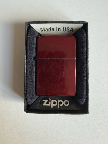 Zippo star design red lighter - zippo,