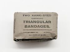 VINTAGE WW2 TWO KHAKI DYED