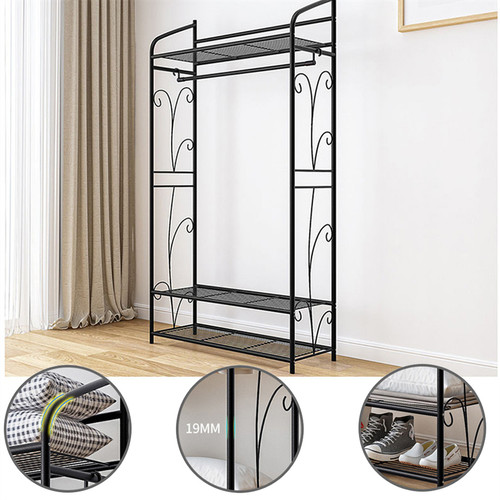 Heavy duty clothes rail metal - heavy,