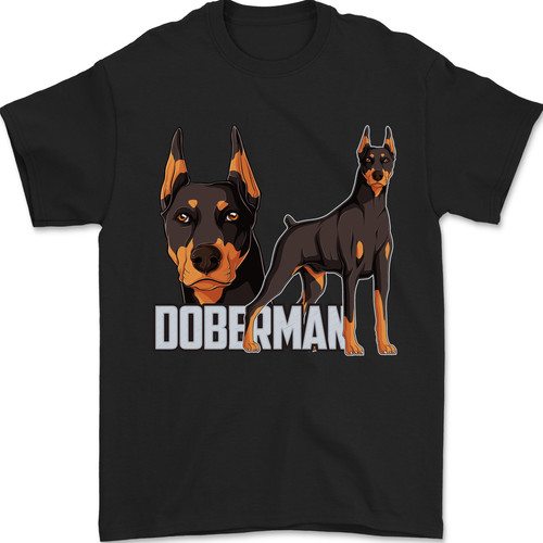 Doberman illustration dog - doberman,