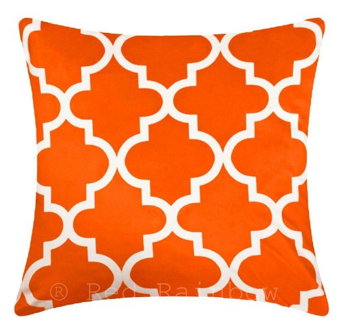 Orange grey geometric - ,