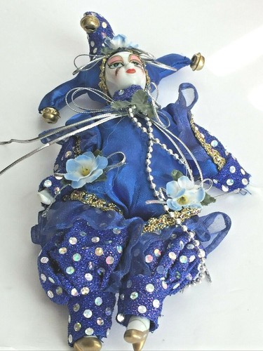 Porcelain head jester - porcelain,