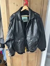 vintage leather flying jacket