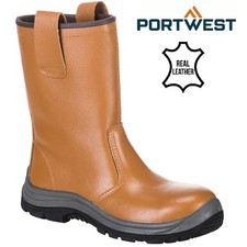 Portwest tan leather steel - tan,