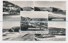 C007824 Greetings from Portreath. C1962. RP. Multi View
