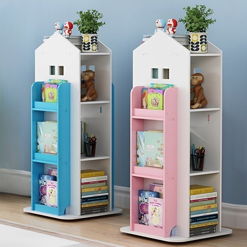 Tier rotating bookshelf 360 - 4,