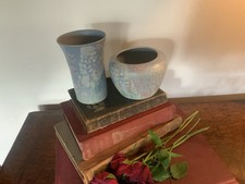 Set Of Studio Pottery Blue