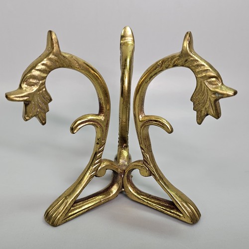 Vintage brass display stand - brass,