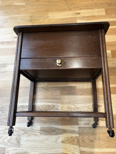 Antique wooden sewing table - antique,