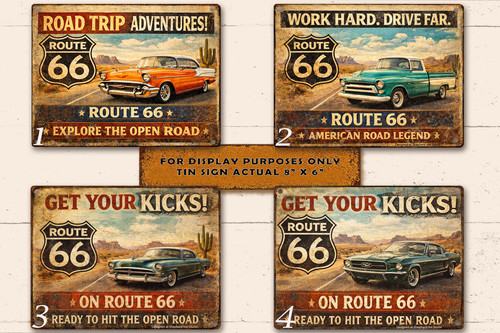 Vintage route metal tin - route,