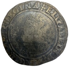 Elizabeth I, 1558-1603. Shilling, mm. Cross Crosslet, 1560-61.