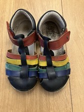 Bobux rainbow real leather