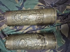 WW1 Pair of Brass Shell Cases