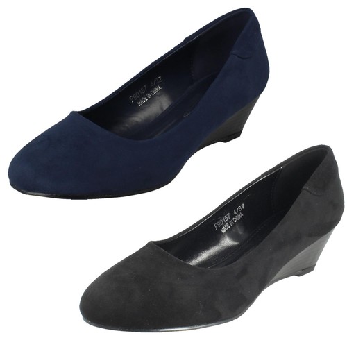 Ladies spot wedge - ladies, heel