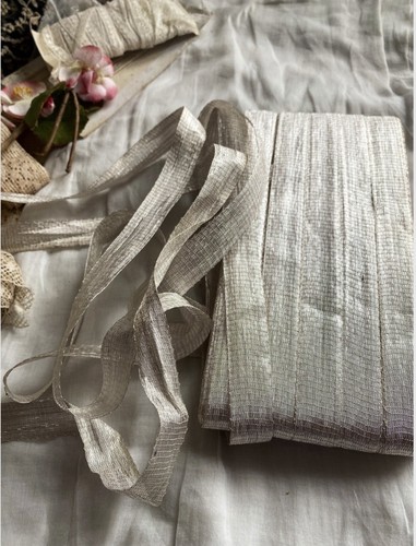 Antique silver tape braid - tape,