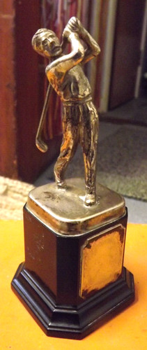 1920s golf trophy plato - golf,