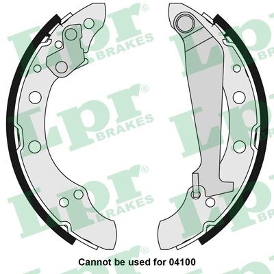 Brake shoe set for - set,