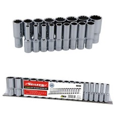 17 Piece Deep Socket Set With