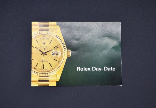 Rolex day date - rolex, booklet
