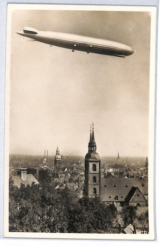 Graf zeppelin postcard - graf,